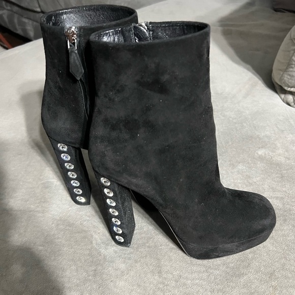 Miu Miu Shoes - Beautiful Black platform booties